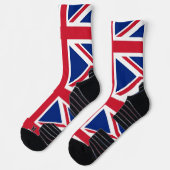 Athletic Crew Sock mit Flagge des Vereinigten Köni Socken (Links)