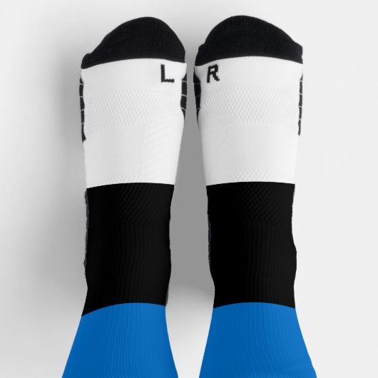 Athletic Crew Sock mit Flagge Estlands Socken (Oben)