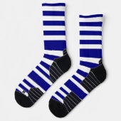 Athletic Crew Sock mit Flagge Griechenlands Socken (Links)
