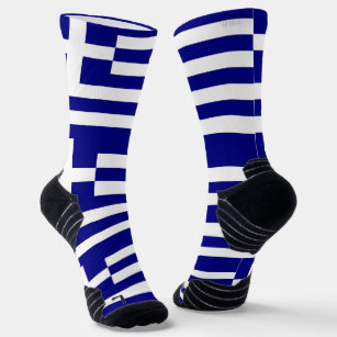 Athletic Crew Sock mit Flagge Griechenlands Socken
