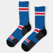 Athletic Crew Sock mit Flagge Islands Socken (Links)