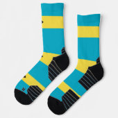 Athletic Crew Sock mit Flagge von Bahamas Socken (Links)