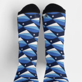 Athletic Crew Sock mit Flagge von Columbia City Socken (Oben)