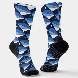 Athletic Crew Sock mit Flagge von Columbia City Socken
