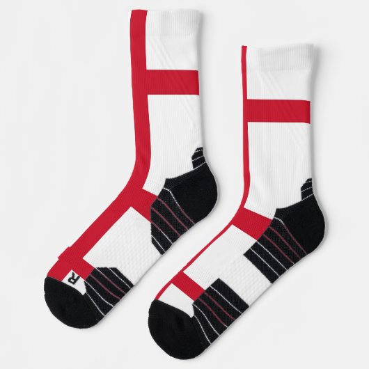 Athletic Crew Sock mit Flagge von England, Großbri Socken (Links)