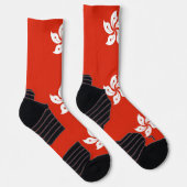 Athletic Crew Sock mit Flagge von Hongkong Socken (Rechts)