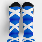 Athletic Crew Sock mit Flagge von Schottland, Groß Socken (Oben)