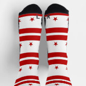 Athletic Crew Sock mit Flagge von Washington DC Socken (Oben)