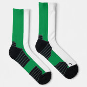 Athletic Crew Sock mit italienischer Flagge Socken (Rechts)