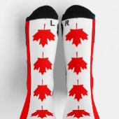 Athletic Crew Sock mit kanadischer Flagge Socken (Oben)