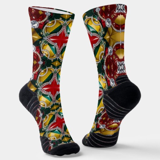 Athletic Crew Sock mit Los Angeles Colors Socken (Gewinkelt)