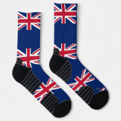 Athletic Crew Sock mit neuseeländischer Flagge Socken (Rechts)