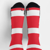 Athletic Crew Sock mit österreichischer Flagge Socken (Oben)