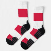 Athletic Crew Sock mit polnischer Flagge Socken (Links)