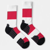 Athletic Crew Sock mit polnischer Flagge Socken (Rechts)