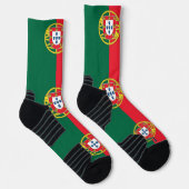Athletic Crew Sock mit portugiesischer Flagge Socken (Rechts)