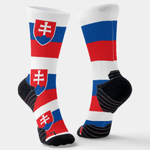 Athletic Crew Sock mit slowakischer Flagge Socken