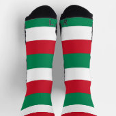 Athletic Crew Sock mit ungarischer Flagge Socken (Oben)