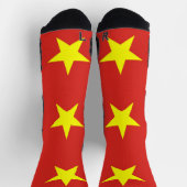 Athletic Crew Sock mit vietnamesischer Flagge Socken (Oben)