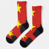 Athletic Crew Sock mit vietnamesischer Flagge Socken (Links)