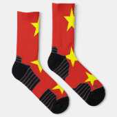 Athletic Crew Sock mit vietnamesischer Flagge Socken (Rechts)