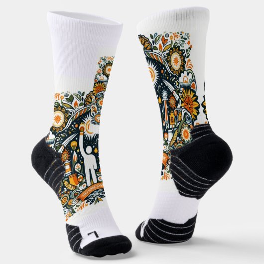 Athletic Crew Sock - National Energy Conservation Socken (Gewinkelt)