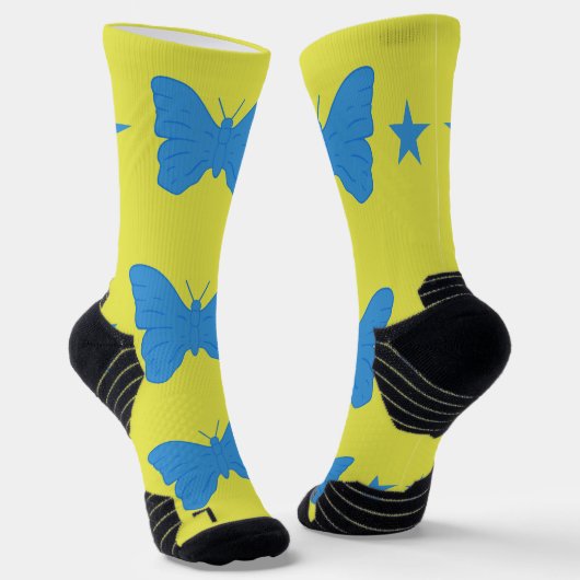 Athletic Crew Sock with flag of Bady Bassit Socken (Gewinkelt)