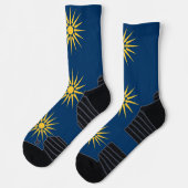 Athletic Crew Sock with flag of Macedonia, Greece Socken (Links)