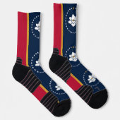 Athletic Crew Sock with flag of Mississippi, USA Socken (Rechts)