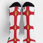 Athletic Crew Sock with flag of Montreal, Canada Socken (Oben)