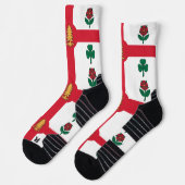 Athletic Crew Sock with flag of Montreal, Canada Socken (Links)