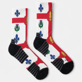 Athletic Crew Sock with flag of Montreal, Canada Socken (Rechts)
