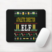 Athletic Director Elf Funny Christmas Gift Mousepad (Mit Mouse)