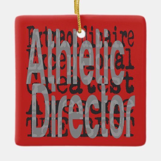 Athletic Director Extraordinator Keramikornament (Vorderseite)