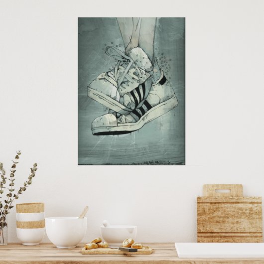 Athletic Feet Poster (Küche)