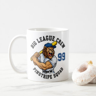 Athletic Lion Baseball Varsity Squad Kaffeetasse