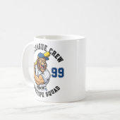 Athletic Lion Baseball Varsity Squad Kaffeetasse (Vorderseite Links)
