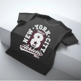 Athletic New York city Brooklyn varsity letters T-Shirt