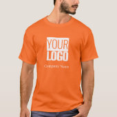 Athletic orange - Fügen Sie Ihr Logo T - Shirt hin (Vorderseite)