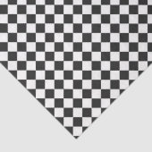 Athletic Schachbrett Pattern Sportteam Farben Rot Seidenpapier (Detail)