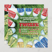 Athletic Shoes Square Einladung (Vorne/Hinten)