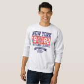 Athletic sport new york typography sweatshirt (Vorne ganz)