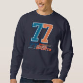 Athletic sports number 77 varsity sweatshirt (Vorderseite)