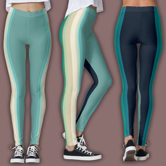 Athletic Stripe | Doppelfarbig Leggings