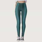 Athletic Stripe | Retro Streifen Leggings (Vorderseite)