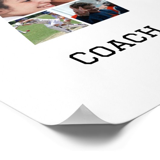 Athletic Trainer AT Farewell Foto Collage Poster (Ecke)