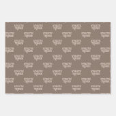 Athletic Trainer beim Athletic Trainer Abschluss Geschenkpapier Set (Vorderseite 3)