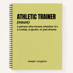 Athletic Trainer Definition - Witziges Notebook-Ge Notizblock