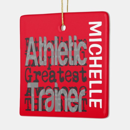 Athletic Trainer Extraordinaire CUSTOM Keramikornament (Links)