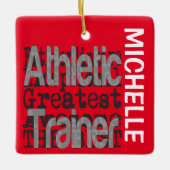 Athletic Trainer Extraordinaire CUSTOM Keramikornament (Vorderseite)